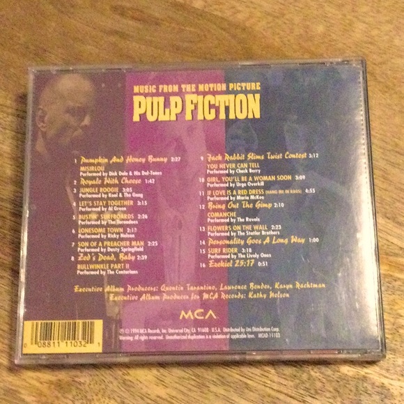 Pulp Fiction Movie Soundtrack CD - Picture 2 of 5